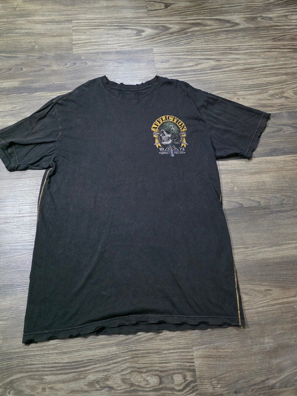 AFFLICTION MENS GHOST RECON Short Sleeve Tee